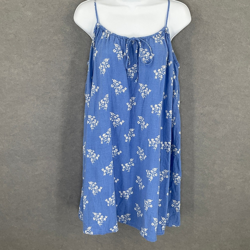 H&M Blue Floral Mini Dress
